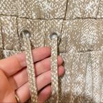 Juicy Couture Sleeveless Python Print Cinched Waist Jumpsuit Womens S Casual Photo 4