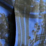 Finders Keepers NWT  Blue Tart Crystal Air Dress | Blue Tartan Floral | Small Photo 3