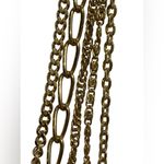 Citation VTG Necklace Gold Tone MutliChain (5) Graduated Lengths Photo 1
