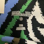 Diane Von Furstenberg  for Target‎ DVF Disco Zebra Bike Shorts XXS Green Photo 4