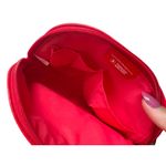 Salvatore Ferragamo Red Gold Cosmetic Makeup Travel Toiletry Zip Bag Photo 3