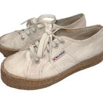 Superga  White Espadrille Shoes Trainers Women size 6 Photo 0