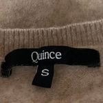 Quince  Brown 100% Cashmere Cozy Knit Crew Long Sleeve Pullover Sweater Top Sz S Photo 2