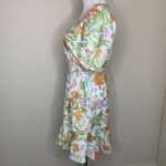 & Other Stories & Other Stories Floral Linen Wrap Dress Sz 38 US 6 Photo 4