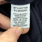 Habitat L Washed Terry Chili Flood Pants Wide Leg Navy Pockets Elastic Waist Photo 6