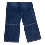 Celebrity Pink Women Blue Denim Jeans Size S Wide Leg Mid Rise Zip Closure Gardener Jeans Photo 7