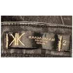 Kardashian Kollection Kardashian Premium Black‎ Jeans Kim Curvy Straight Size 2 31" Inseam x 13" Waist Photo 2