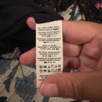 Free People  Black Floral Wildflower Honey Mesh Ruffle Peasant Blouse S Photo 12