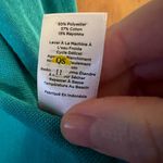 Talbots  Blue Open Front Cardigan Sweater Cotton Rayon Blend 3/4 Sleeve Small Photo 3