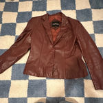 Vintage Casablanca red leather jacket Size 11/12 Photo 0