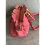 Marc Jacobs Soft Pink Leather top handle Zip Crossbody Satchel Bag Purse *Read Photo 5