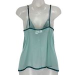 Frederick's of Hollywood Frederick’s of Hollywood Sheer Mesh Flyaway Split Front Tie Top Sz Medium Photo 1