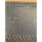 Banana Republic Vtg Y2K Black Leather Belt Sz M/L Oversized Buckle 1990's-Italy Photo 6