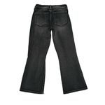 Liverpool  Hannah Crop Flare Jeans Washed Black, Sz 0/25 Photo 4