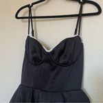 House Of CB ‎ 'Mademoiselle' Black Satin Tulle Midi Dress NWOT size XS Photo 9