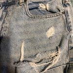 PacSun Blue Jean Mom Shorts Distressed High-Waisted 28 Photo 3