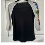 Third Eye Threads black and grey chakra sleeved top Black Photo 6