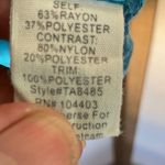 Sweet Wanderer  Turquoise Lace Blouse small Photo 3