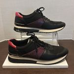 Michael Kors  Black and Pink Sneakers with Minimalist Design Photo 2