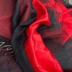 Vintage Vampy Prom Dress Red Size 2 Photo 9