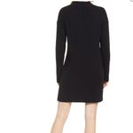 BP Mock Neck Long Sleeve Cotton Blend Rib Sweater Dress Small Photo 1
