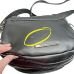 Steve Madden Gray Woven Faux Leather Crossbody Saddle Bag Purse Photo 5