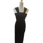 Black Maternity‎ Maxi Dress Formal Party Cocktail Evening Gown Size 10 Photo 6