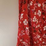 BeachLunchLounge  Red Floral Shirt Dress Photo 4