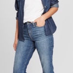 Universal Threads UNIVERSAL THREAD High Waisted Raw Hem Mom Jean 25 Photo 0