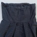 J.Crew  Lorelei Strapless Textured Dress Black - 4 EUC Photo 4