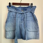 Free People  Splendor in the Grass Light Vintage Wash High Waisted Denim Skirt 6 Photo 2