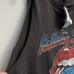 The Rolling Stones Med-  T Shirt LIPS Tank Top Graphic Tee Sleeveless distress… Photo 2