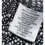 Escapada  Black print 3/4 flared sleeve tunic shirt size‎ XL Photo 6