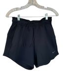 Nike women's Dri-FIT training shorts in black W/ Side zip Pockets Photo 6