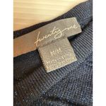 Twenty One Blue Sparkle Bodycon Dress‎ Ruched V Neck Long Sleeve Medium Photo 1