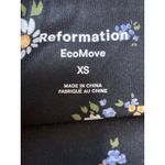 Reformation Rover Black Floral Sleeveless Square Neck Tank Crop Top Size XS Photo 2