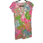 Lilly Pulitzer  Brewster Shirt Dress in Multi More Lovers Coral Print Photo 3