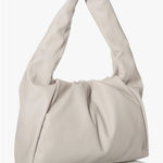 Staples by The Drop Women’s Janelle Gathered Shoulder Bag Light Gray. NWOT Gray Photo 0