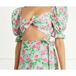 Hill House  the Isabella Top pink roses Size M NWT Photo 1