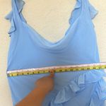 House Of CB  'Ariela' Soft Blue Ruffle Maxi Dress NWOT size XL‎ Photo 7