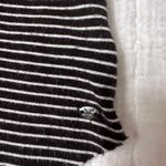 American Eagle  Soft & Sexy Brown and White Stripe Short Sleeve Shirt size Large Photo 5