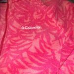 Columbia zip up fleece with Hawaiian floral pattern pink Photo 2