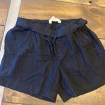 Briggs New York Briggs linen‎ elastic waist roll shorts size S Photo 1