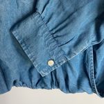 Gap | Denim Crossover Blouse sz S Photo 3