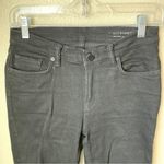 ALL SAINTS Black Cropped Bootcut Raw Hem Zoe Jeans Size 27 Photo 2