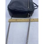 ALLSAINTS  Fleur De Lis Black Soft Leather Cross Body Bag Photo 4