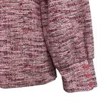Talbots Women's Pink Tweed Pullover Jacket Size Medium Crewneck Photo 4