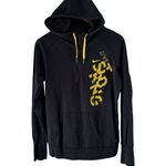 Nike  LIVESTRONG Dri-FIT Hoodie Pullover Activewear Black Yellow‎ Size L Photo 0