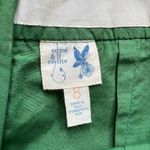 Anthropologie  Edme & Esyllte Ivory & Green Lace Overlay‎ Pencil Skirt Photo 3