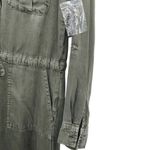 Wash Lab Womens Cinched Waist Chambray Wake Me up Jumpsuit Army Green XS NWT Photo 6